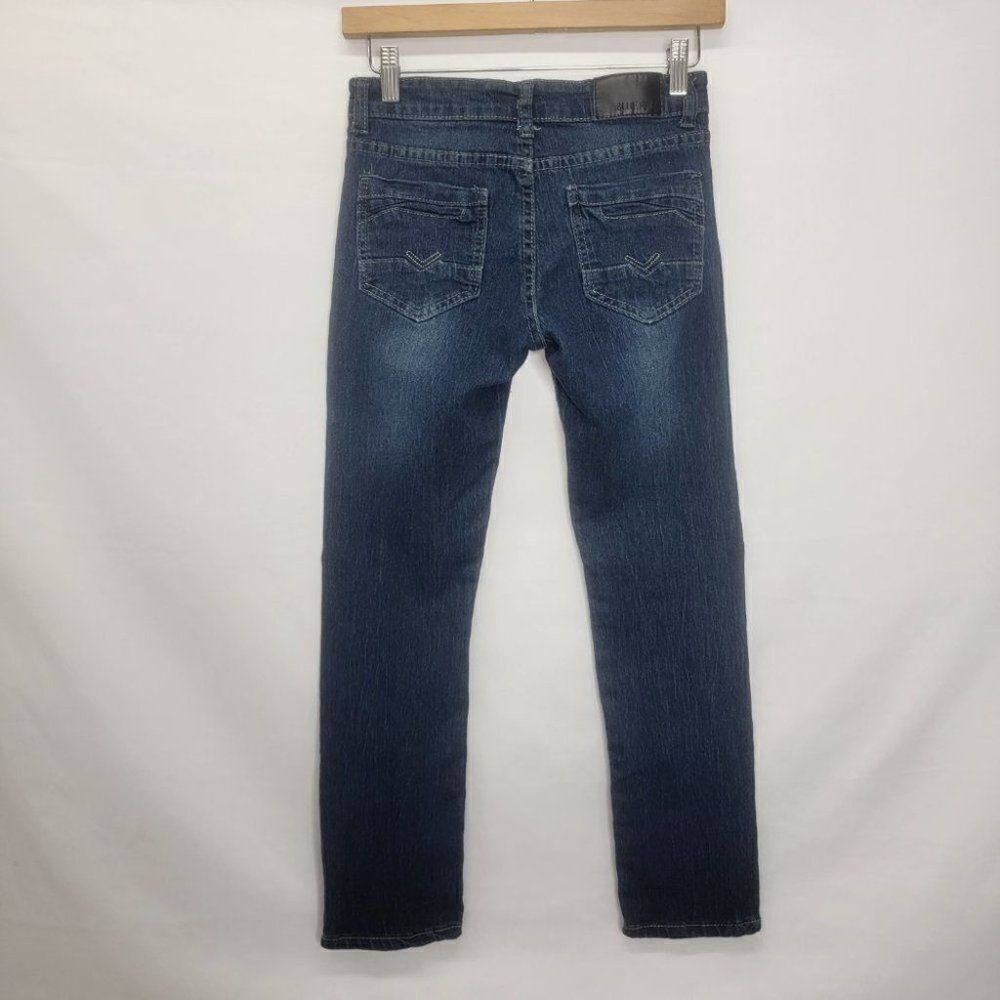 𝅺BLUE Rag Dark Wash Straight Leg - Picture 9 of 11